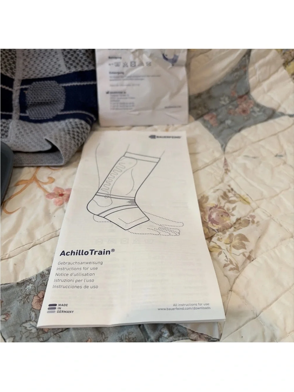 Bauerfeind Achillotrain Achilles Tendon Support Size 5